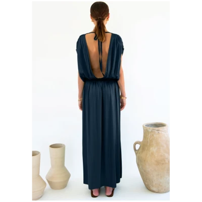 Neu Nomads Damen vegan Kleid Natalia Mitternacht