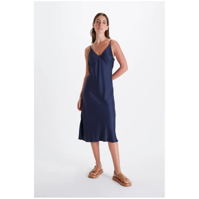 Neu Nomads Damen vegan Slip Dress Bias Midnight