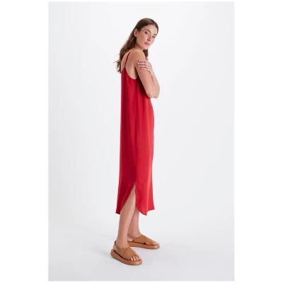 Neu Nomads Damen vegan Slip Dress Easy Fuchsia