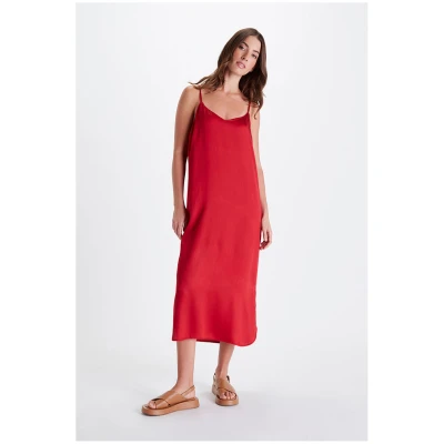 Neu Nomads Damen vegan Slip Dress Easy Fuchsia