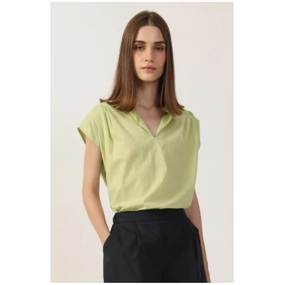 Neu Nomads US Damen vegan Bluse Elettra Salbei