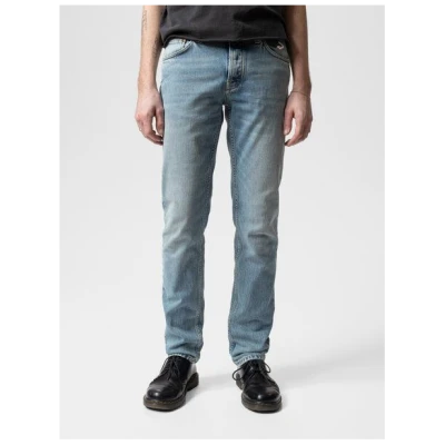 Nudie Jeans Jeans Solid Ollie Cloud Blue