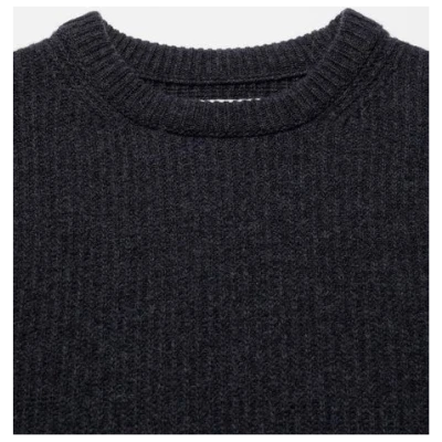 Nudie Jeans Woll-Strickpullover August