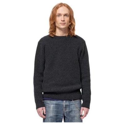 Nudie Jeans Woll-Strickpullover August