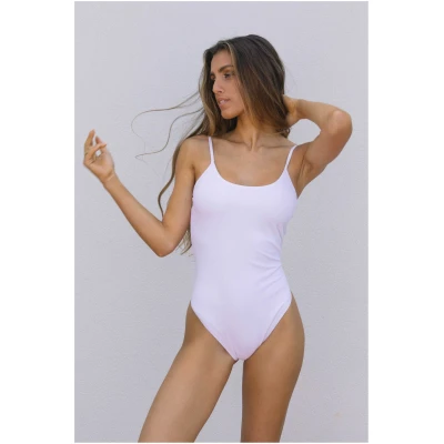 OCEANCHILD Damen vegan Badeanzug Luna Weiß
