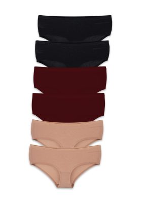 ORGANICATION Damen vegan Karinna | Hipster Aus Bio-Baumwolle Und Tencel™ Modal-Mix Im 6er-Pack