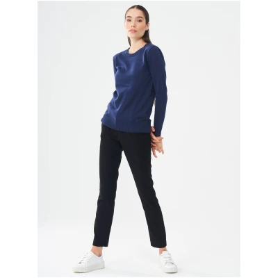 ORGANICATION Damen vegan Pullover Marineblau