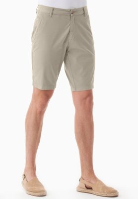 ORGANICATION Herren vegan Slim-Fit Shorts Federbeige