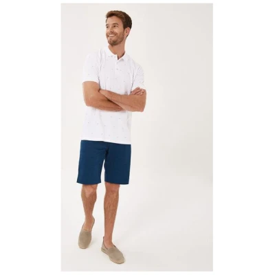 ORGANICATION Poloshirt aus Bio-Baumwolle mit Allover-Print