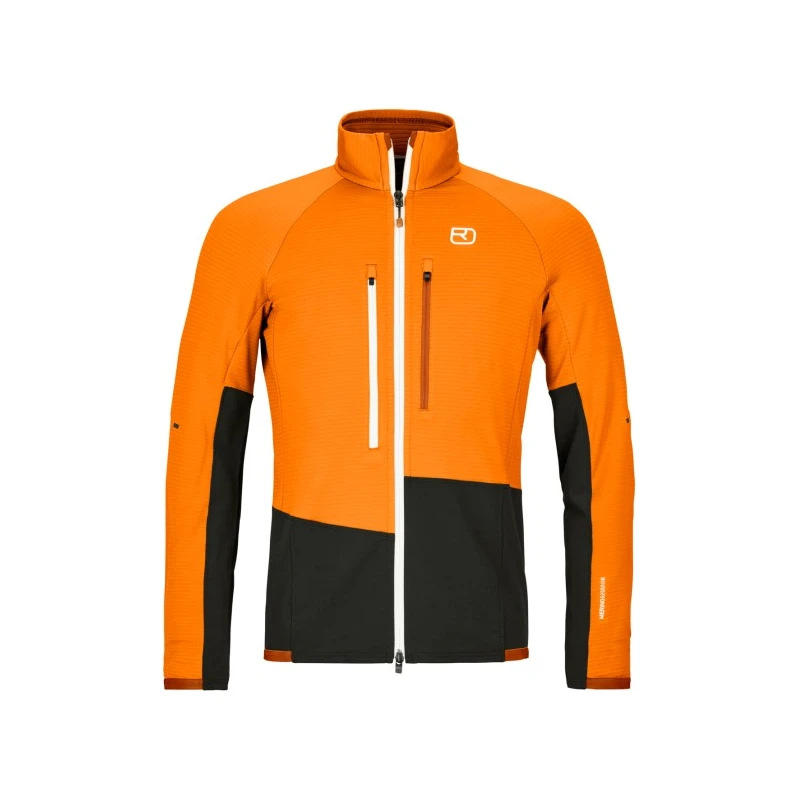 Ortovox - Fleece Rib Jacket - Fleecejacke Gr M orange