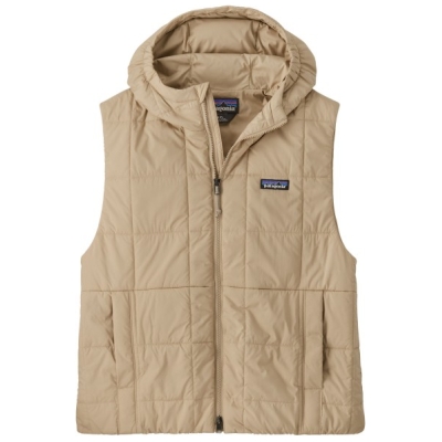 Patagonia - Women's Light Gust Hooded Vest - Kunstfaserweste Gr M beige