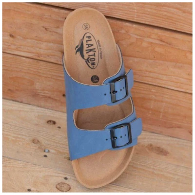 Plakton Sandalen blau Two Strap Beta Tapir
