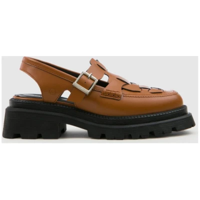 Prev Damen vegan Sandalen Dorothy Plateau Ingwer Hellbraun