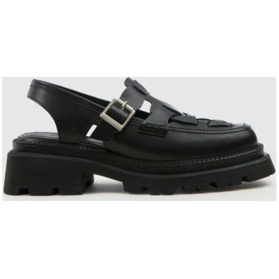 Prev Damen vegan Sandalen Dorothy Plateau Schwarz