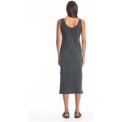 RAVENS VIEW IBIZA Damen vegan Kleid Demi Anthrazit
