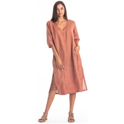 RAVENS VIEW IBIZA Damen vegan Kleid Isola Bronze