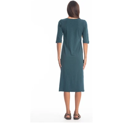 RAVENS VIEW IBIZA Damen vegan Kleid Mia Ocean Blue