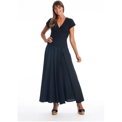 RAVENS VIEW IBIZA Damen vegan Kleid Veronika St Schwarz