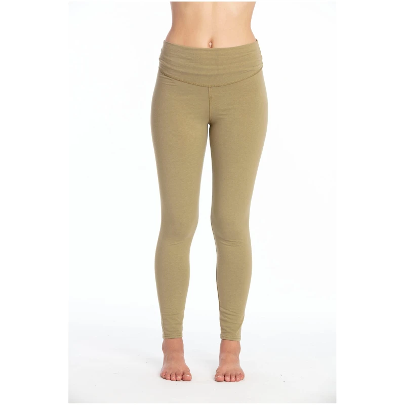 RAVENS VIEW IBIZA Damen vegan Legging Deva Dunkel Aloe GrÃ¼n
