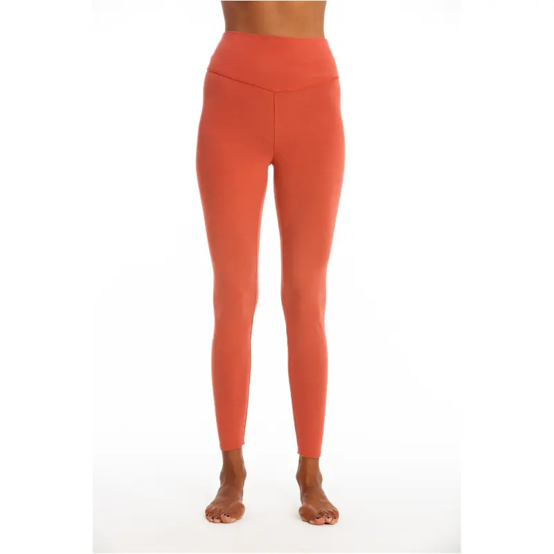 RAVENS VIEW IBIZA Damen vegan Legging Deva Erde Rot
