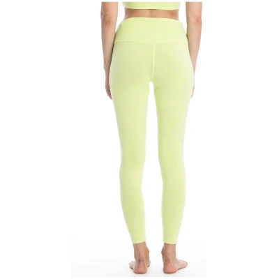 RAVENS VIEW IBIZA Damen vegan Legging Yoga Plus Limonengelb