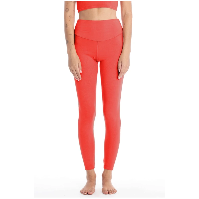 RAVENS VIEW IBIZA Damen vegan Legging Yoga Plus Radiant Red