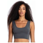 RAVENS VIEW IBIZA Damen vegan Yoga Top Lava Blau