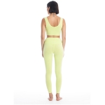 RAVENS VIEW IBIZA Damen vegan Yoga Top Limonengelb