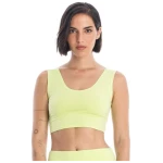 RAVENS VIEW IBIZA Damen vegan Yoga Top Limonengelb