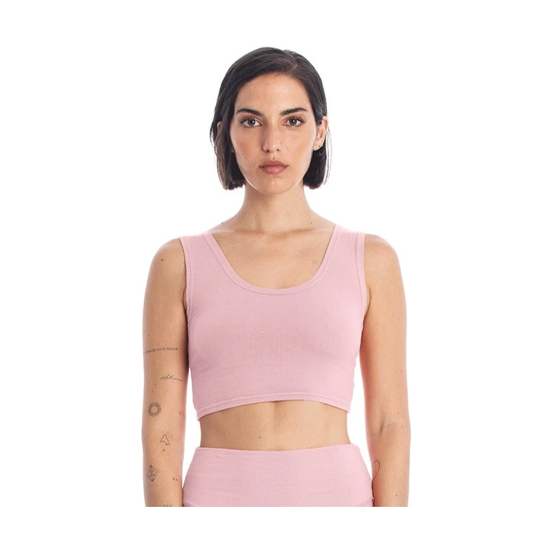 RAVENS VIEW IBIZA Damen vegan Yoga Top Malva Rosa