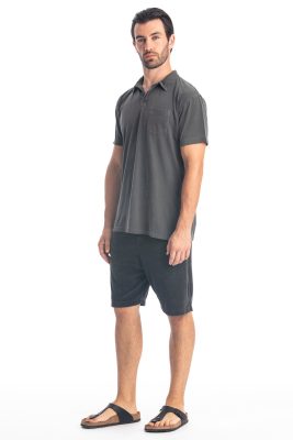 RAVENS VIEW IBIZA Herren vegan Polo Tasche Anthrazit