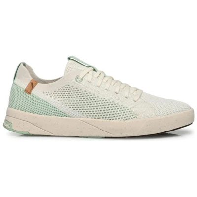 SAOLA Damen vegan Sneaker Damen Cannon Knit 2.0 Weiß / Cameo GrÃ¼n