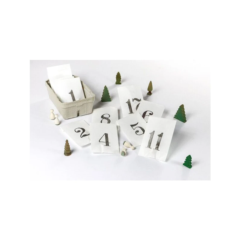 STUDIO KARAMELO Adventskalender Ministempel Set
