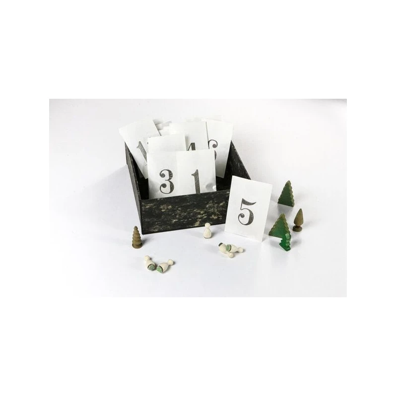 STUDIO KARAMELO Adventskalender Ministempel Set