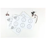 STUDIO KARAMELO Adventskalender Zahlen mit Ranken zum Aufkleben | Recyclingpapier