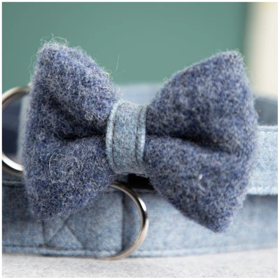 Schleife | 100% Schurwolle | blau