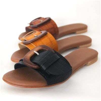 Sharon Woods Damen vegan Flip-Flops Flo Schwarz