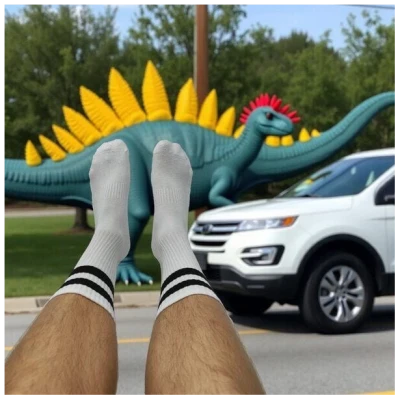 Spino Socks Zeitlose weiße Tennissocken aus Bio-Baumwolle mit schwarzen Streifen | 3er Pack Weiß