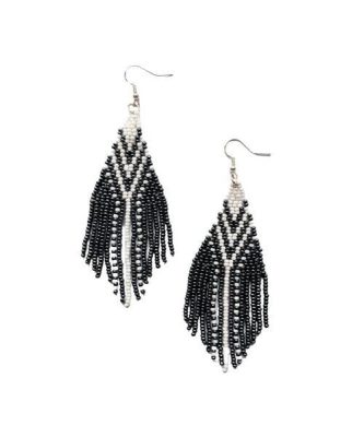 Swahili Coast Quasten Ohrringe - POINT BEADED - Perlenohrringe