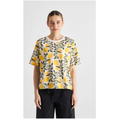 T-Shirt Vadstena Lemon Branches Gelb