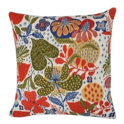 TRANQUILLO Kissenbezug FLOWER, Baumwolle GOTS-zertifiziert, 50 x 50 cm (KUS769)