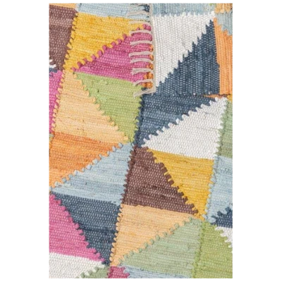 TRANQUILLO Teppich GEOMETRIC, Good Weave-zertifiziert, 180 x 70 cm (BS212)