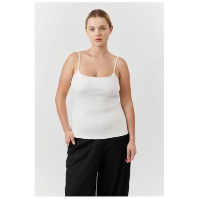 The Slow Label Hochwertiges Tank Top aus festem Baumwollstoff