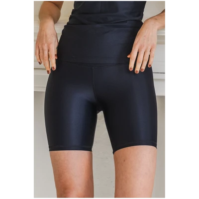 The View Yoga Damen vegan Kurze Leggings Vida Forever Schwarz