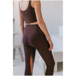 The View Yoga Damen vegan Legging Vida Braun