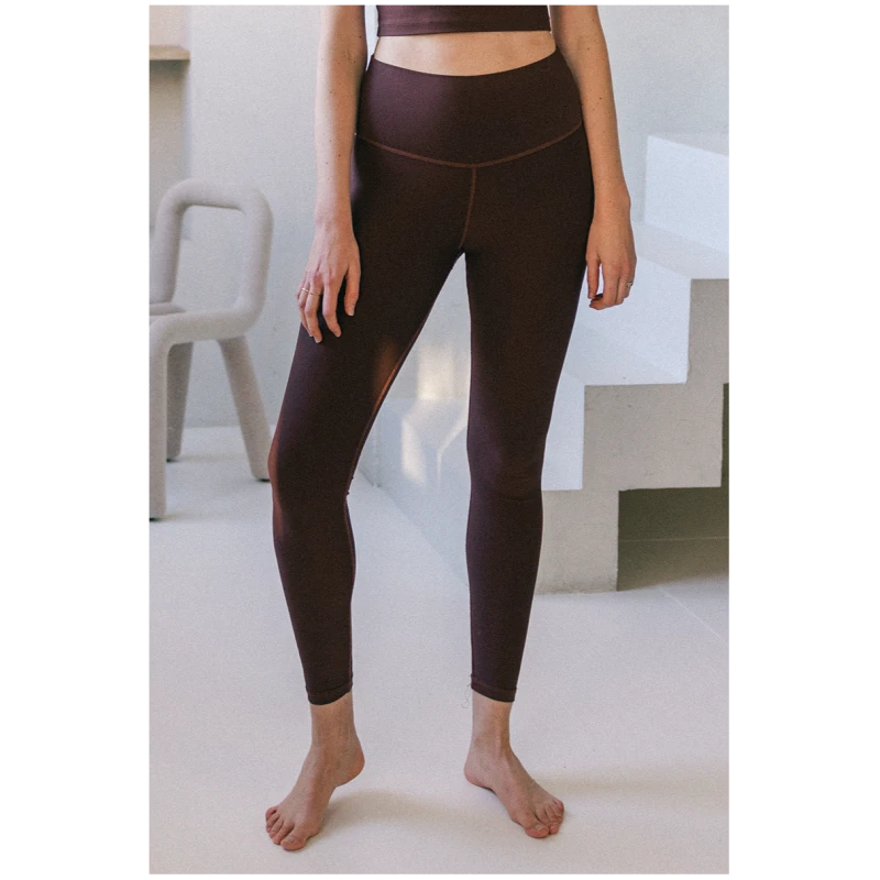 The View Yoga Damen vegan Legging Vida Braun