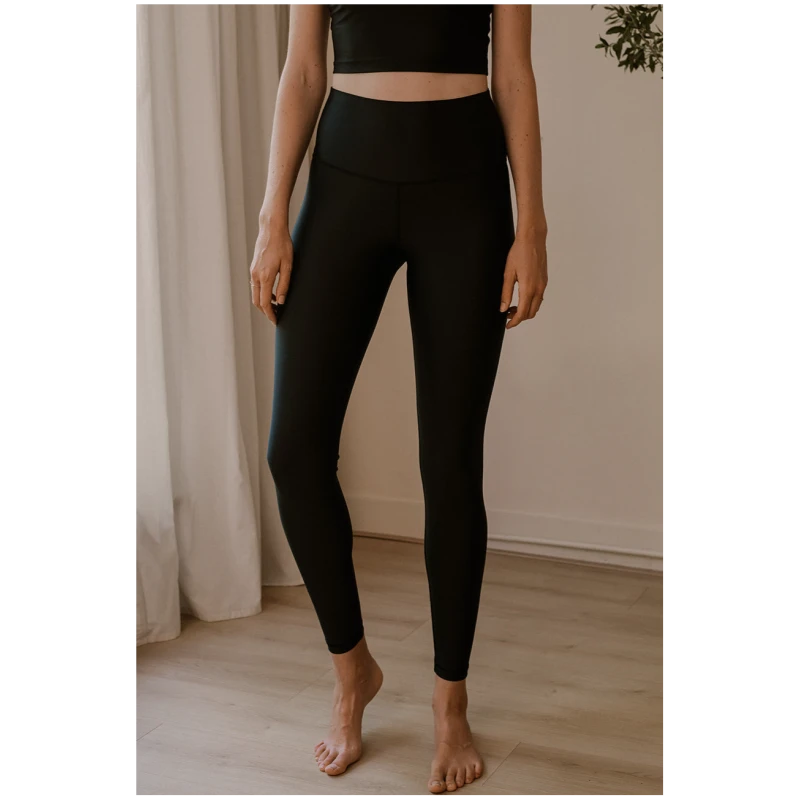 The View Yoga Damen vegan Leggings Vida Forever Schwarz