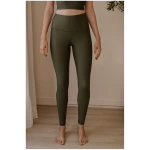 The View Yoga Damen vegan Leggings Vida WaldgrÃ¼n
