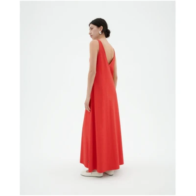 Thinking MU Damen vegan Kleid Sade Rot
