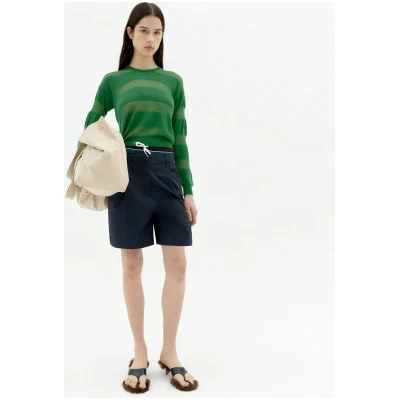 Thinking MU Damen vegan Strickpullover Jersey Be Green